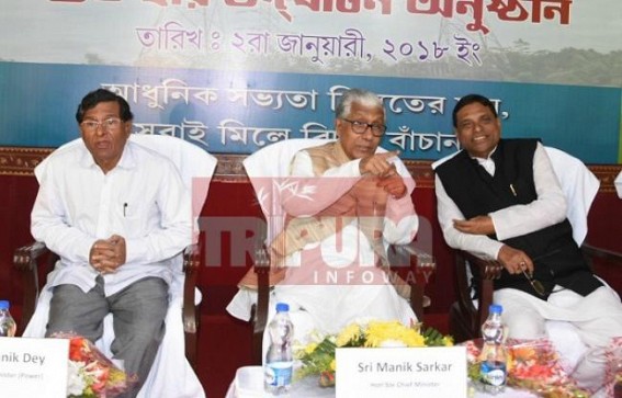 'Tripura enjoys Electricity at very low price in compare to other States' : Manik Sarkar 'Tripura enjoys Electricity at very low price in compare to other States' : Manik Sarkar